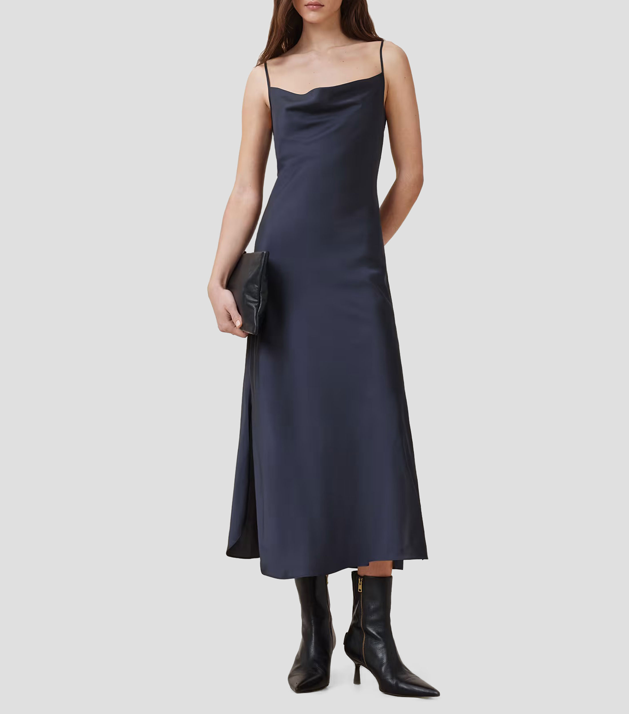 Vestido largo liso Hadley Mujer